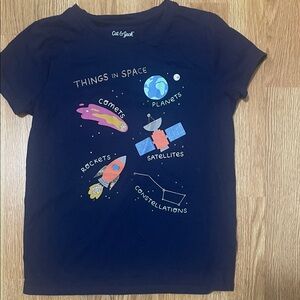 Cat & Jack Kids' Navy Blue Space Adventure T-Shirt
